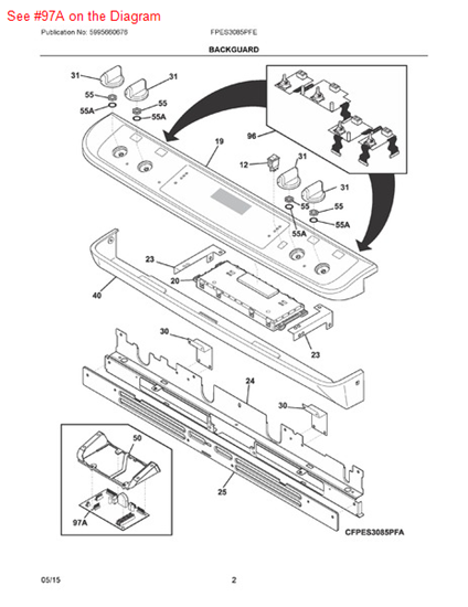 Picture of Frigidaire BOARD - Part# 316442081