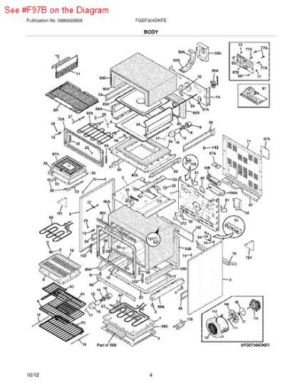 Picture of Frigidaire BOARD - Part# 316443931