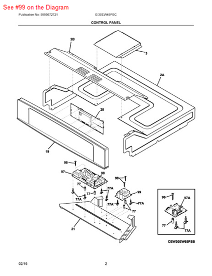 Picture of Frigidaire BOARD - Part# 316519205