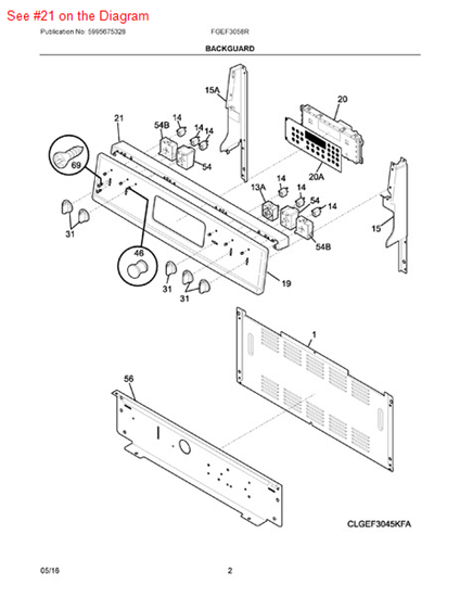 Picture of Frigidaire CAP - Part# 316546601