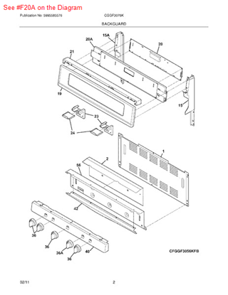 Picture of Frigidaire MEMBRANE - Part# 316549116