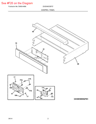 Picture of Frigidaire CONTROL-ELECTRICAL - Part# 316576631