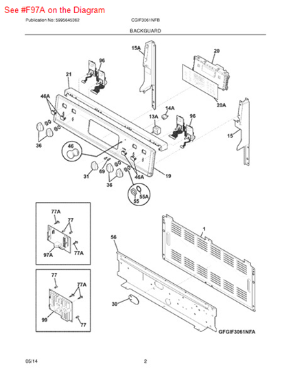 Picture of Frigidaire BOARD - Part# 316578323