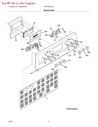 Picture of Frigidaire THERMOSTAT - Part# 318183000