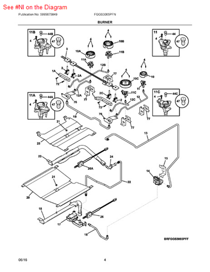 Picture of Frigidaire HARNESS-ELECTRICAL - Part# 318199776