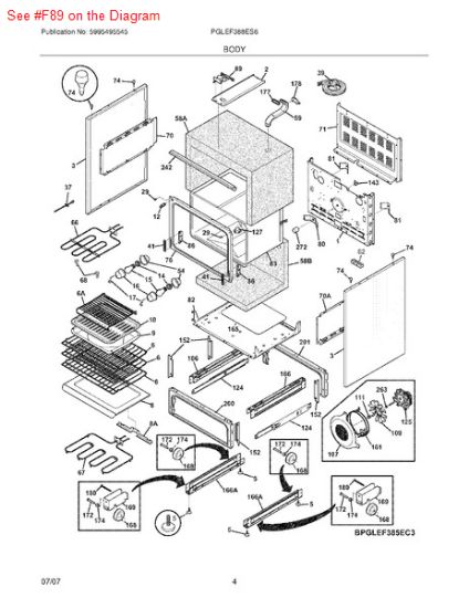 Picture of Frigidaire MOTOR - Part# 318261213