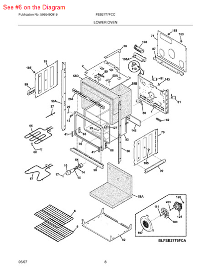 Picture of Frigidaire RACK - Part# 318345209