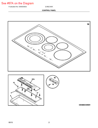 Picture of Frigidaire BOARD - Part# 318939702