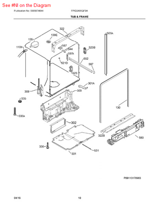 Picture of Frigidaire BUILT-IN - Part# 328655280