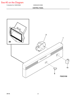 Picture of Frigidaire TIMER - Part# 807387501