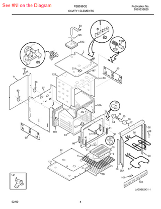 Picture of Frigidaire SCREW - Part# 5303323137