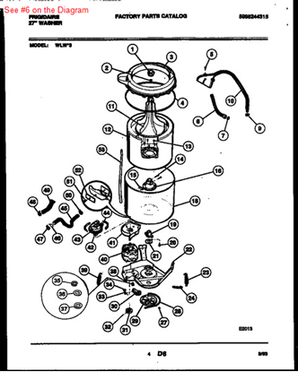 Picture of Frigidaire HOSE INLET 60" - Part# 5303912532