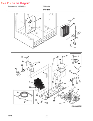 Picture of Frigidaire EVAPORATOR KIT - Part# 5303918480
