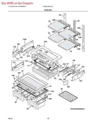 Picture of Frigidaire COVER-PAN - Part# 5303918487