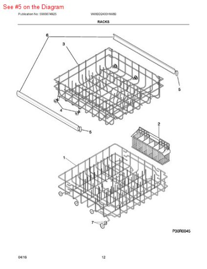 Picture of Frigidaire CAP - Part# 5304440996