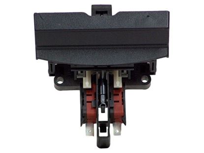 Picture of Frigidaire Electrolux Westinghouse Kelvinator Sears Kenmore Dishwasher Door Latch Assembly, Black Handle - Part# 5304442175