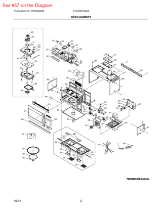 Picture of Frigidaire TRAY - Part# 5304464116