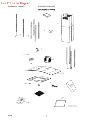 Picture of Frigidaire POWER BOARD - Part# 5304464263