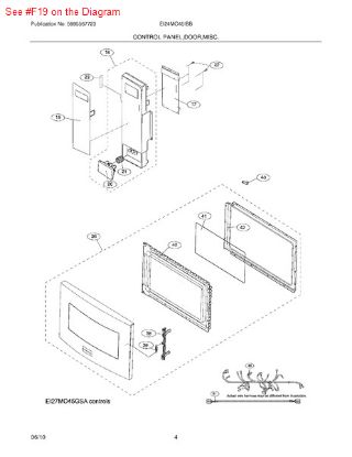 Picture of Frigidaire TOUCH CONTROL - Part# 5304464898
