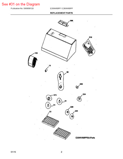 Picture of Frigidaire LAMP - Part# 5304466038