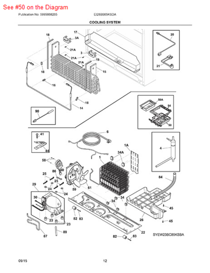 Picture of Frigidaire BOARD-MAIN POWER - Part# 5304499081