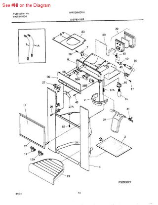 Picture of Frigidaire P1-TUBE-WATER INLET - Part# 5308010366
