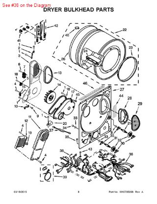 Picture of Whirlpool TERMINAL - Part# 94614