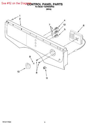 Picture of Whirlpool SWITCH-PLG - Part# 280111