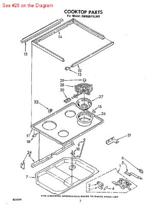 Picture of Whirlpool ELEMENT SURF 8INCH - Part# 326789