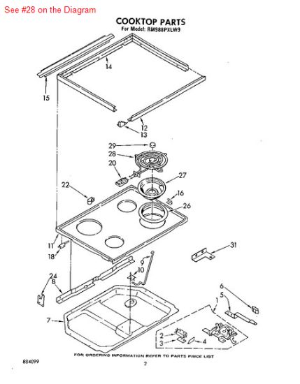 Picture of Whirlpool ELEMENT SURF 8INCH - Part# 326789