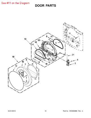 Picture of Whirlpool SCREW - Part# 355515