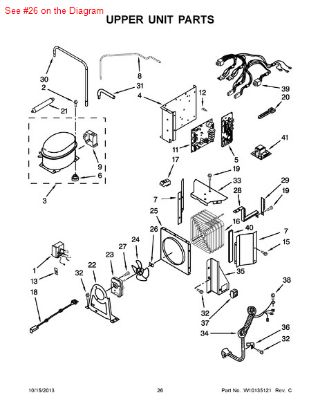 Picture of Whirlpool NUT - Part# 486692