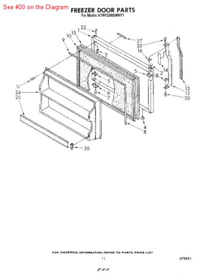 Picture of Whirlpool SCREW - Part# 488920