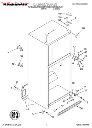 Picture of Whirlpool P1-WASHER - Part# 489467
