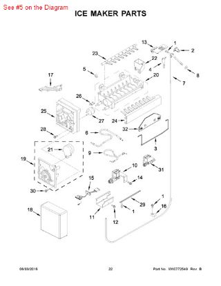 Picture of Whirlpool CLIP - Part# 628379