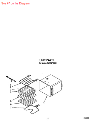 Picture of Whirlpool ELMNT-BAKE - Part# 661416