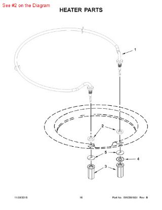 Picture of Whirlpool WASHER - Part# 717273