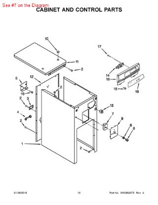 Picture of Whirlpool SWITCH-OFF - Part# 777380