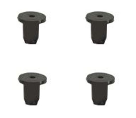 Picture of Whirlpool KitchenAid Roper Amana Jenn-Air Maytag Caloric Gaffers and Sattler Magic Chef Norge Sears Kenmore Admiral Gas Stove Range Cook Top Burner Grate PAD KIT (4 PACK) - Part# 814465