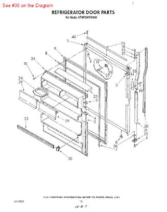 Picture of Whirlpool ENDCAP TRM - Part# 839904
