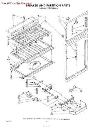 Picture of Whirlpool THERMOSTAT - Part# 851285