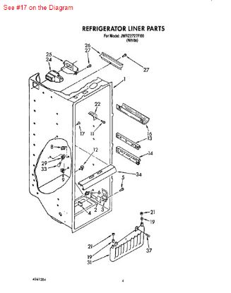Picture of Whirlpool STUD-SHELF - Part# 1114631