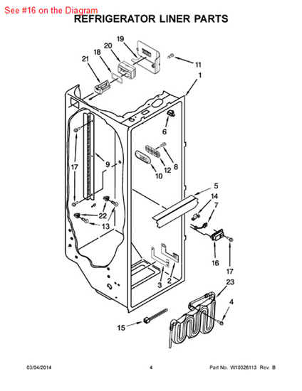 Picture of Whirlpool COVER - Part# 1116793