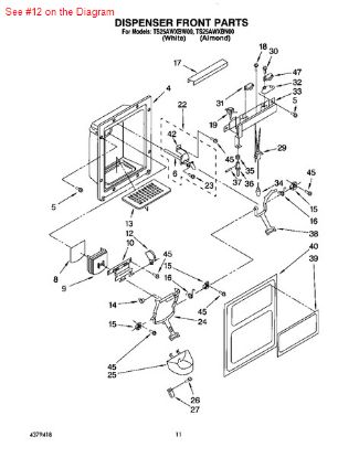 Picture of Whirlpool MECHANISM - Part# 1120581
