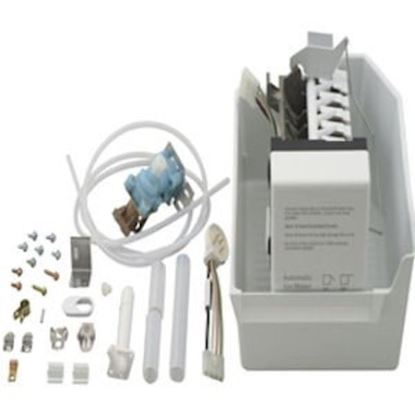 Picture of Whirlpool Jenn-Air KitchenAid Maytag Roper Admiral Sears Kenmore Norge Magic Chef Amana Refrigerator ICE MAKER KIT - SQUARE PLUG - Part# 1129316