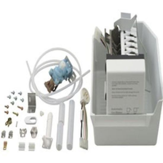 Picture of Whirlpool Jenn-Air KitchenAid Maytag Roper Admiral Sears Kenmore Norge Magic Chef Amana Refrigerator ICE MAKER KIT - SQUARE PLUG - Part# 1129316