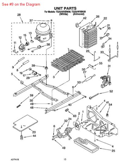 Picture of Whirlpool DAMPENER - Part# 2158826