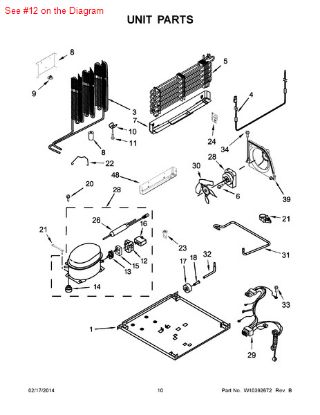 Picture of Whirlpool COVER-TERM - Part# 2162358