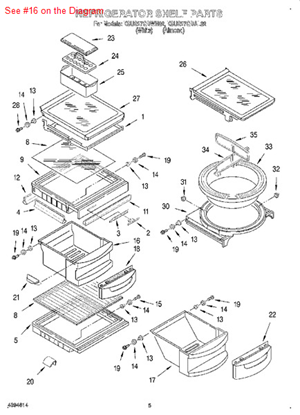 Picture of Whirlpool PAN-CRISPR - Part# 2179227