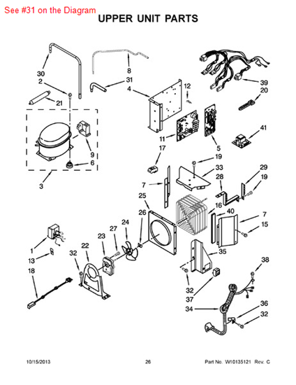 Picture of Whirlpool TUBE - Part# 2194319